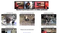 Desktop Screenshot of mygermanclass.com